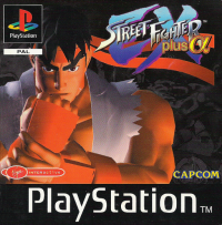 Street Fighter EX Plus Alpha PAL Playstation PAL box art